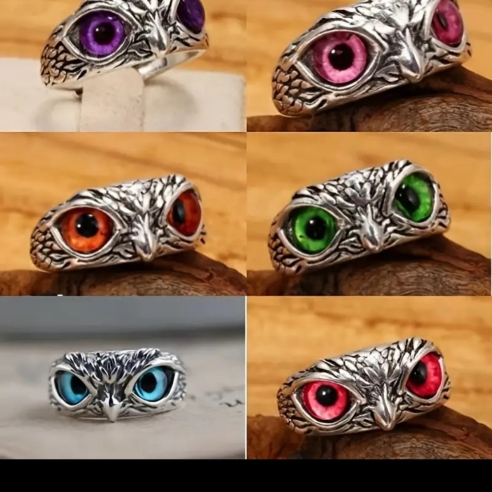 Owl Ring Adjustable Ring Adjustable
